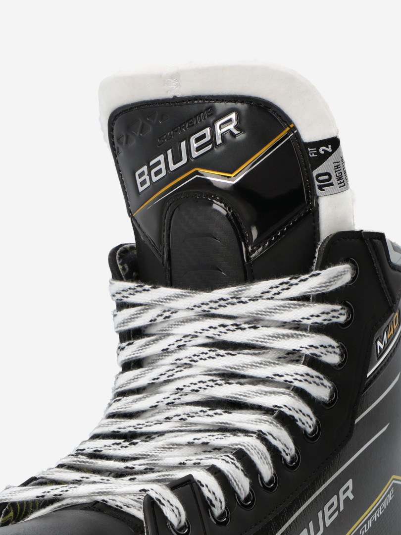 Коньки хоккейные Bauer Supreme M40 SR FIT2 31565410299 Черный, размер 46,41.5,44.5,45,43,43.5,46.5,44,42, фото 6