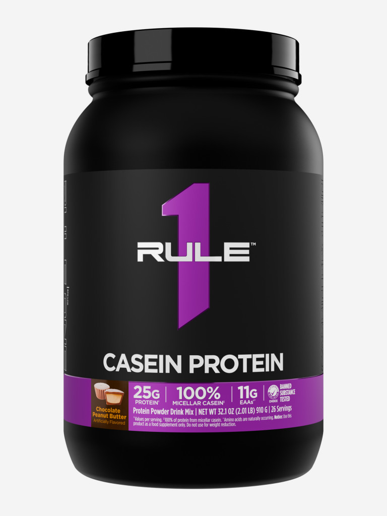 Протеин Rule 1 Casein Protein, 910 г, Шоколад арахисовое масло