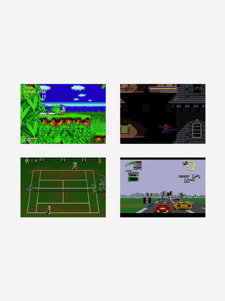 Картридж игровой DVTech 12 в 1 (на русском) 16bit