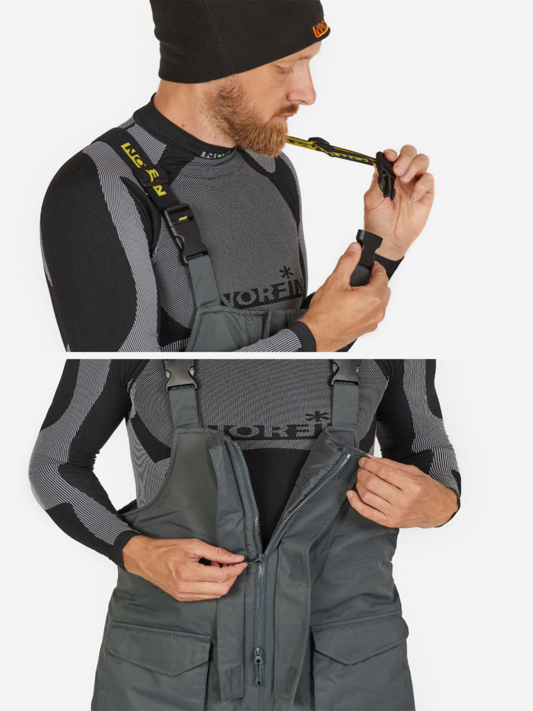 Костюм плавающий зимний Norfin ELEMENT FLT (куртка+полукомбинезон) для рыбалки и охоты