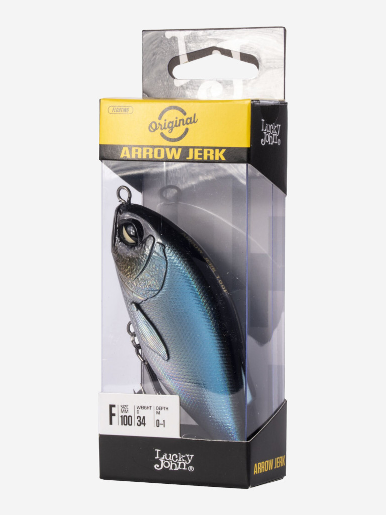 Воблер LUCKY JOHN ORIGINAL ARROW JERK F, длина 10 см, джерк для крупного хищника
