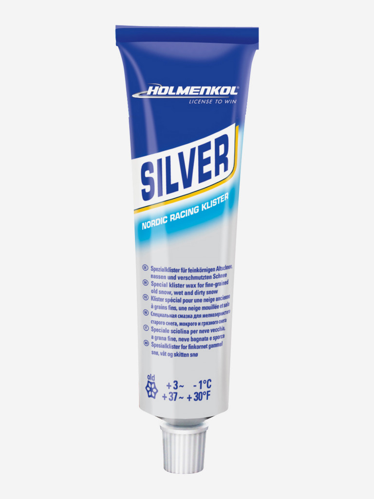 Мазь держания для беговых лыж HOLMENKOL Klister Silver