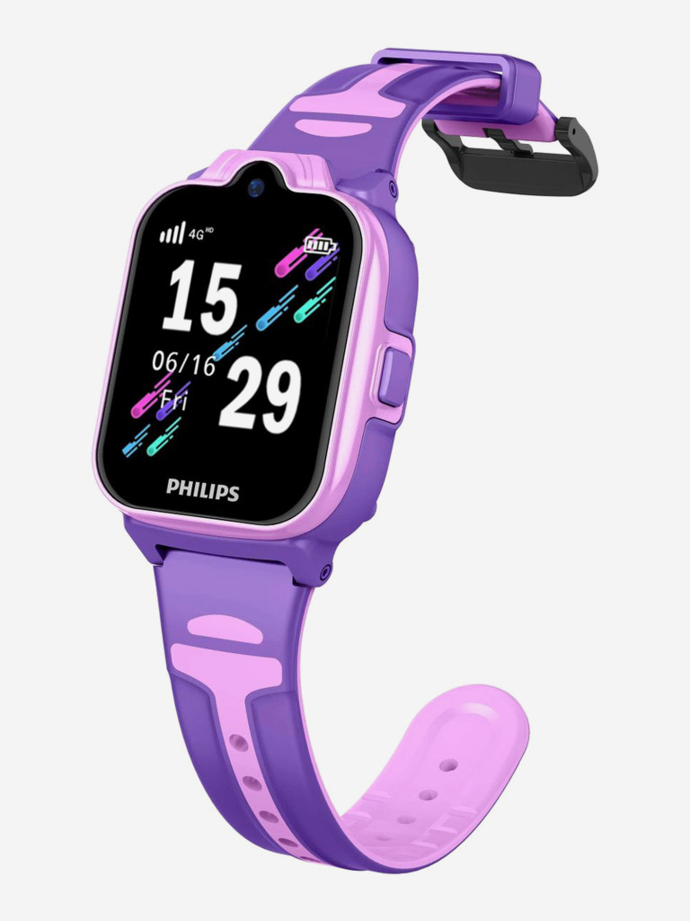 Смарт-часы Philips Kids W6610, 1.69", розовый/розовый, ctw6610pk/00