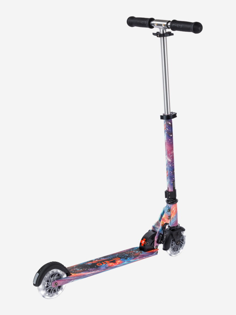 Самокат детский Micro Sprite Glow LED Art Collection, светится в темноте