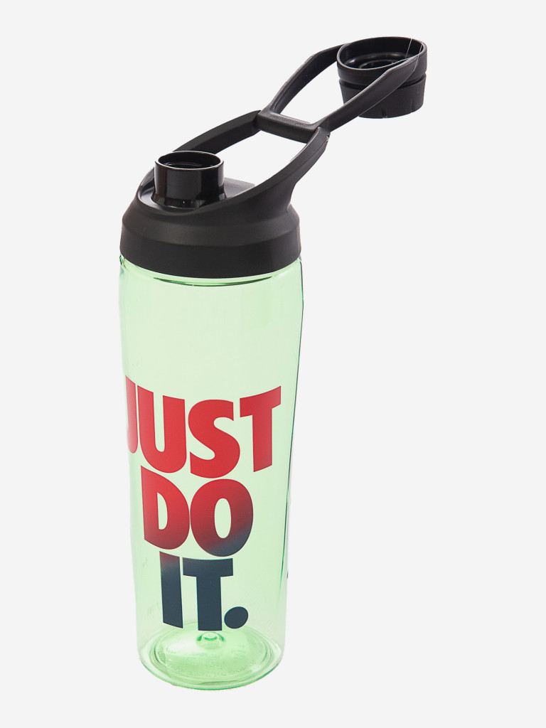 Бутылка для воды NIKE TR HYPERCHARGE CHUG BOTTLE 24 OZ  зеленый/черный/красный цвет — купить за 2190 руб. со скидкой 29 %, отзывы в  интернет-магазине Спортмастер