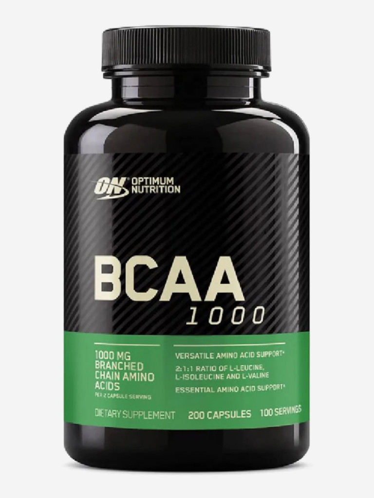 Аминокислотный комплекс Optimum Nutrition Optimum Nutrition BCAA 1000 Caps, 200 капсул