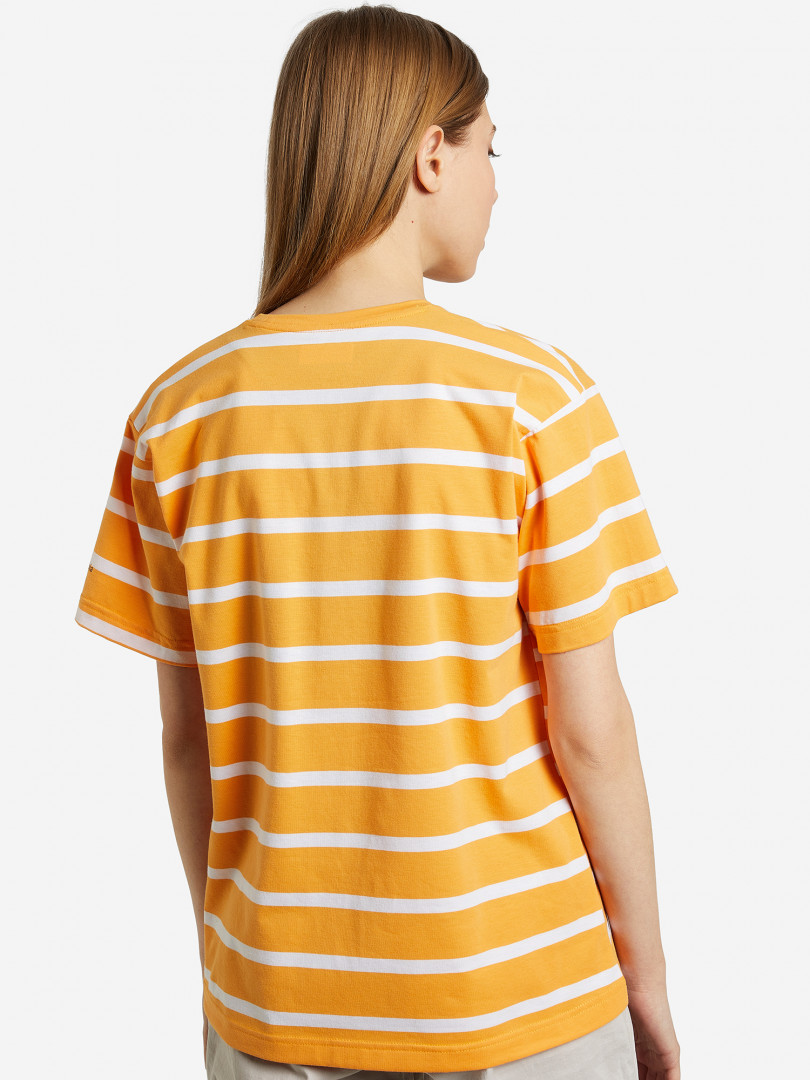 фото Футболка женская columbia sun trek oversized tee, желтый