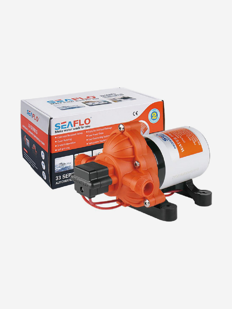 Помпа водоподающая SeaFlo мембранная, 12V, 13.2 л/мин, 3.1 BAR, 45 PSI