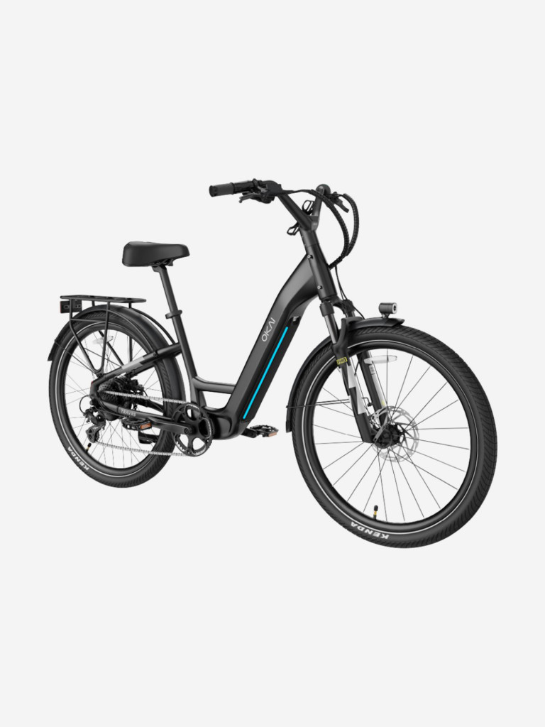 Туристический электровелосипед OKAI EB80 TraVRS, 27.5", 750W в пике, пробег до 90км, нагрузка до 150кг
