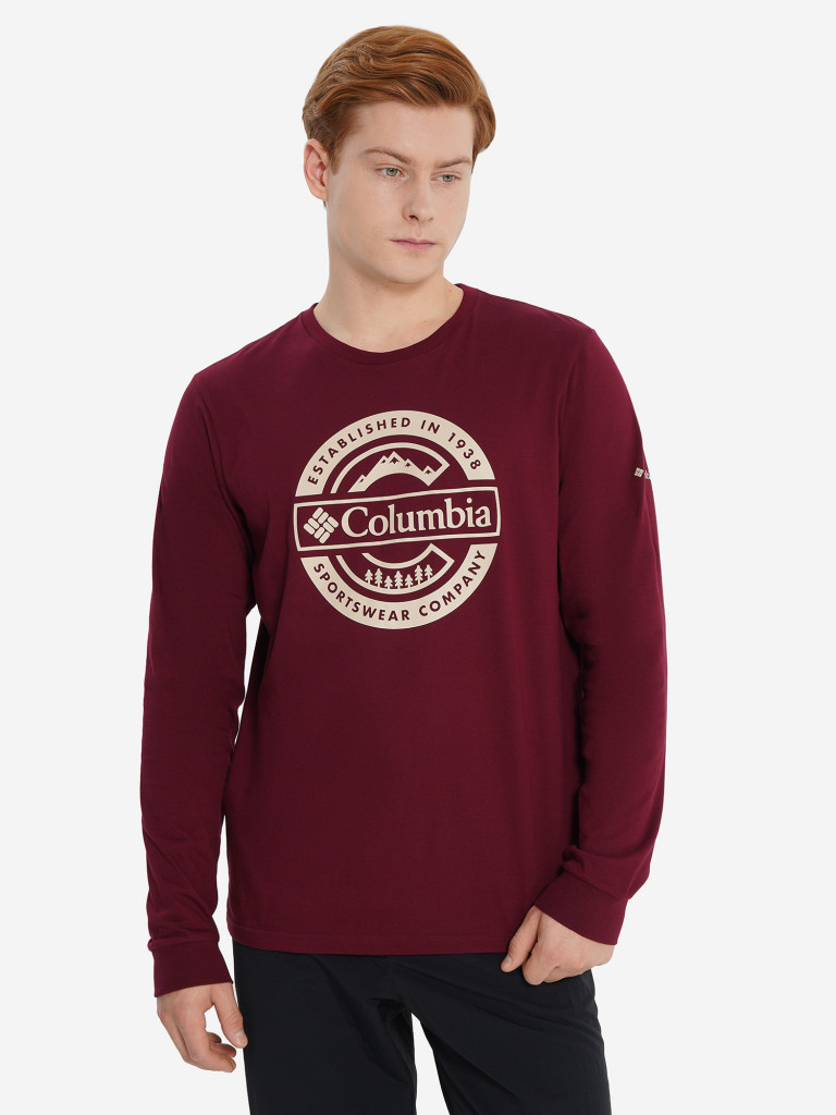 Лонгслив мужской Columbia Csc Seasonal Logo Ls Tee