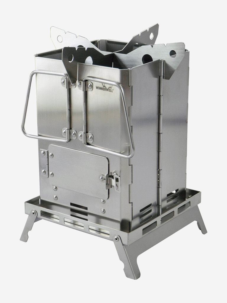 Походная печь-щепочница Winnerwell Five-Way Chimney Starter 5 в 1, нерж. ст. AISI 304 (INOX)