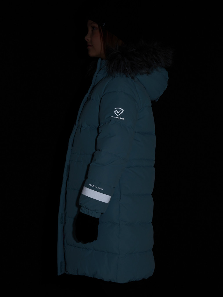 Пальто утепленное для девочек Northland