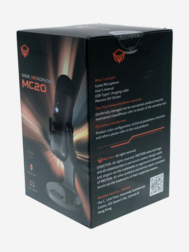 Игровой проводной микрофон MEETION MC20
