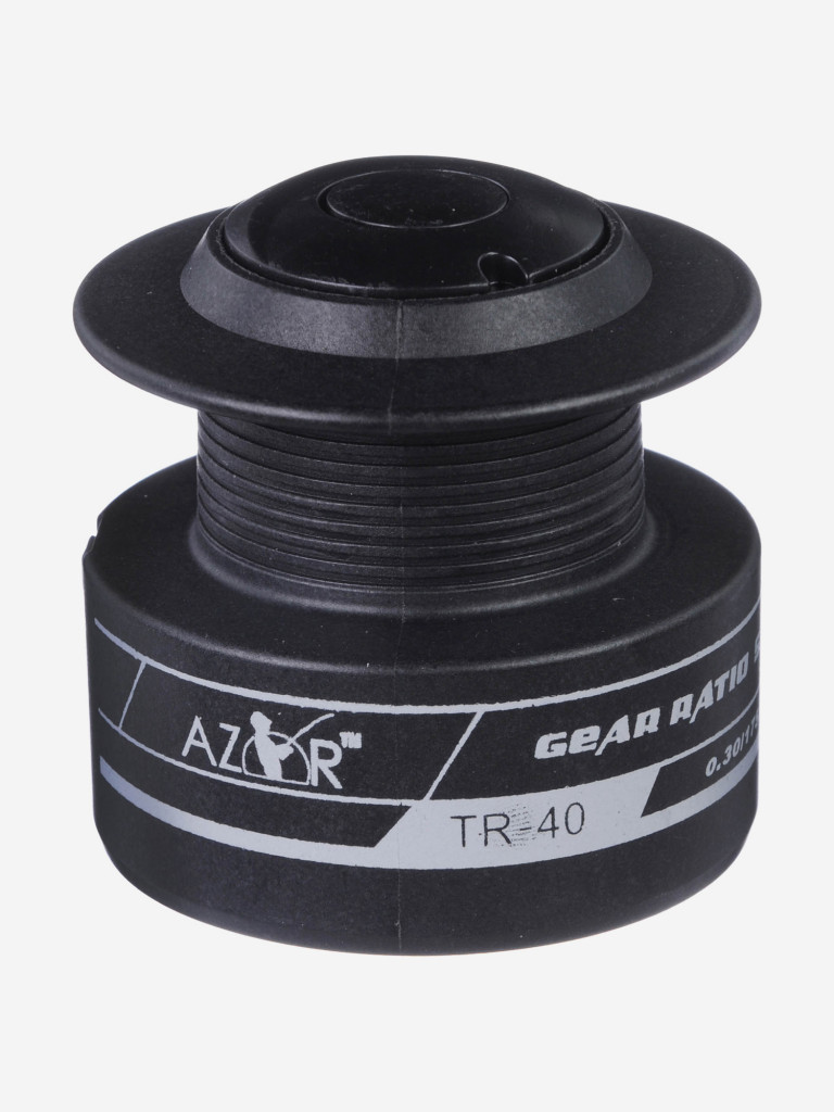 AZOR FISHING Катушка безынерционная с задним фрикционом "Тур" TR-40, 1п.п, 2 шпули: пластик