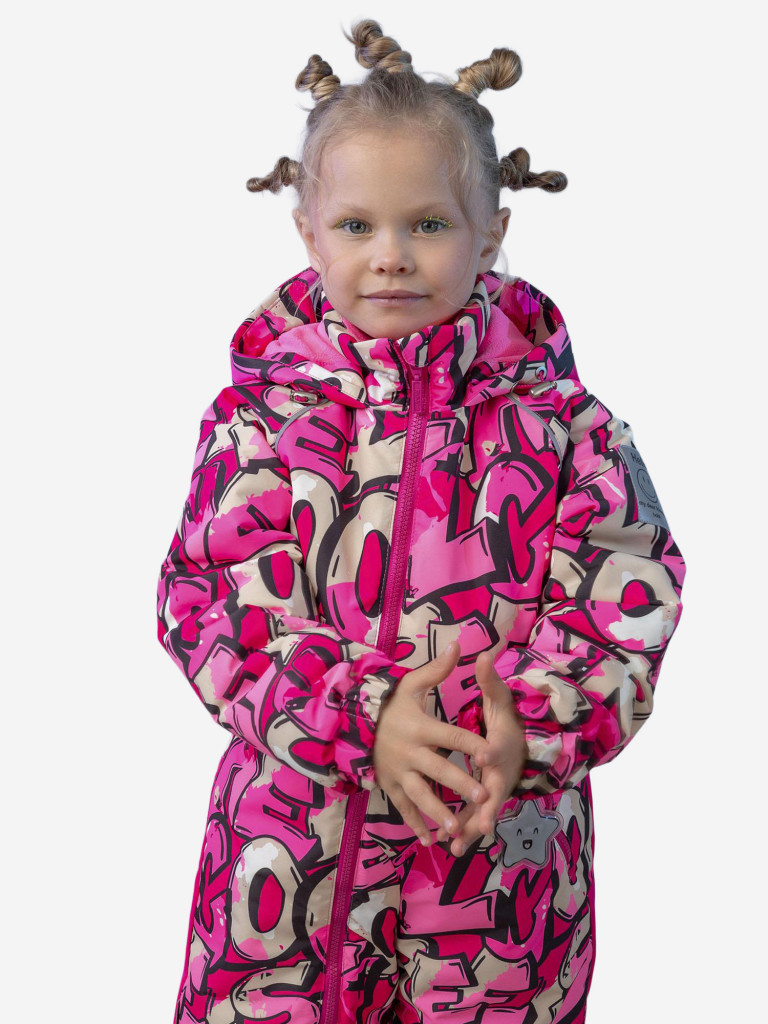 Кобинезон детский batik Марион принт розовый