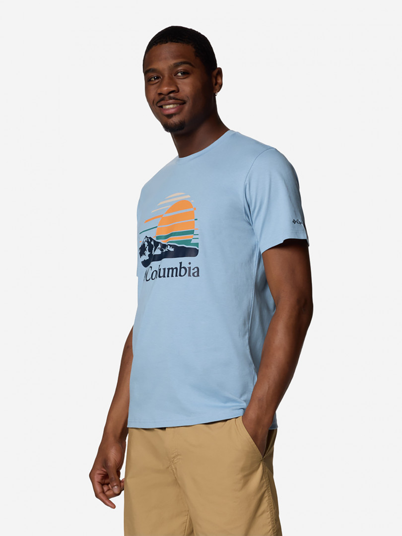 Футболка мужская Columbia Path Lake Graphic Tee II Голубой 2799₽