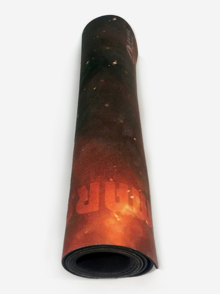 Коврик для йоги, фитнеса и пилатеса Mars Space Collection из микрофибры и каучука, 3,5 мм