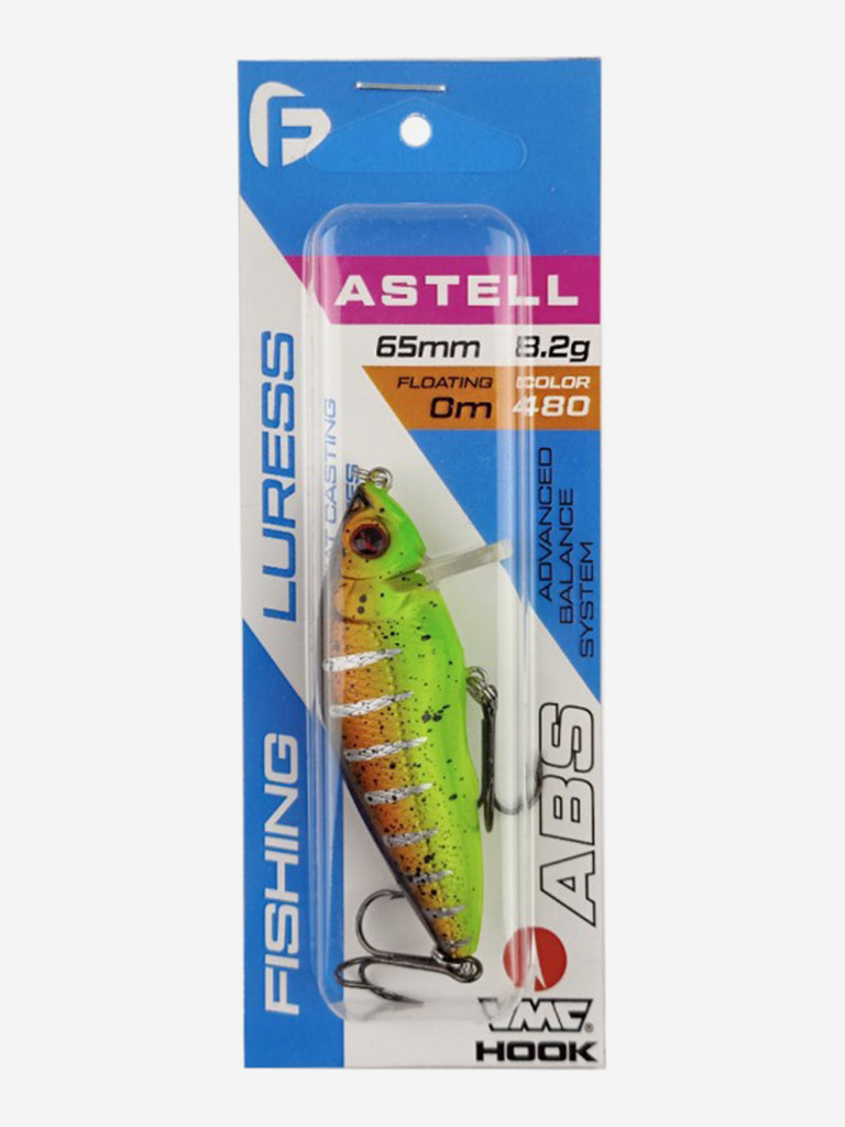 Воблер F-FISHING Astell 65F 65мм 8.2г 480 Плавающий