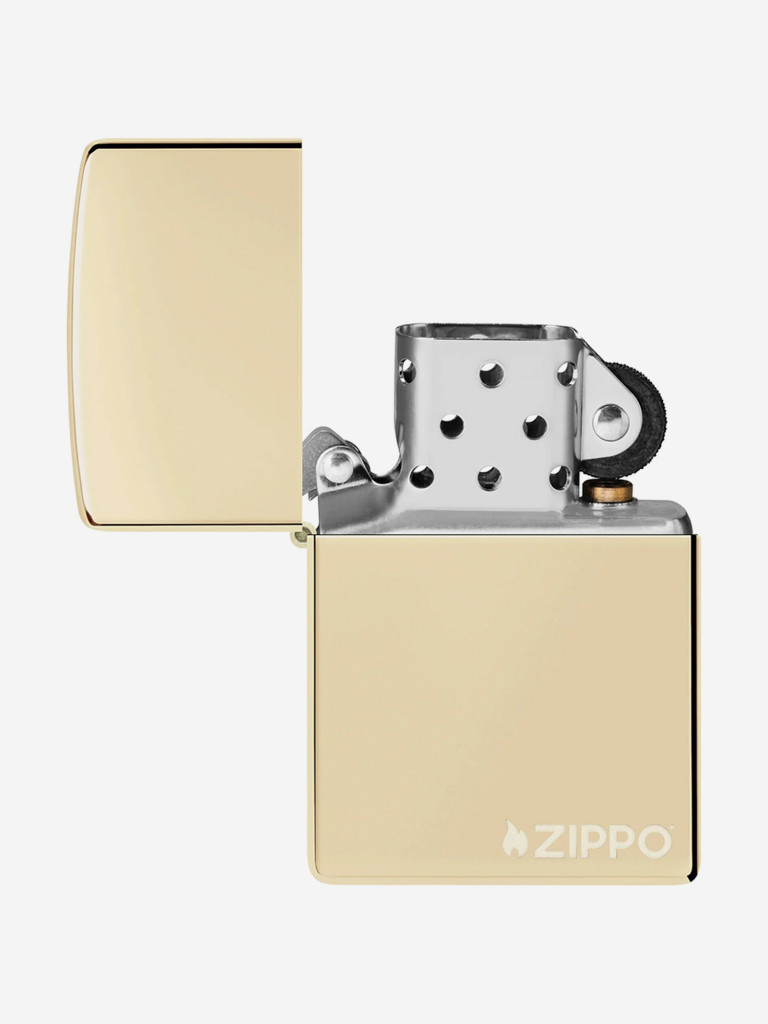 Зажигалка бензиновая ветроустойчивая Zippo Logo Champagne