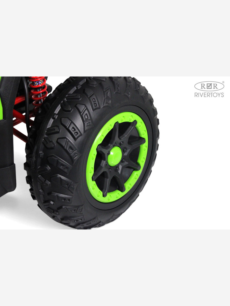 Детский электроквадроцикл RIVERTOYS Z111ZZ зеленый