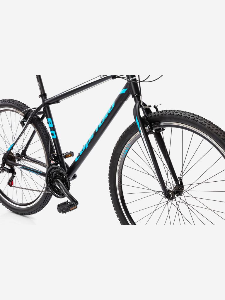 Велосипед CAPRIOLO MTB LEVEL 9.0 (3 X 6), рама алюминий 19'', колёса 29'' (чёрный - синий)
