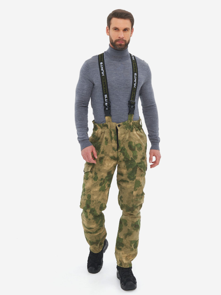 Костюм мужской Huntsman Горка-5 демисезонный ветровлагозащитный из смесовой ткани рипстоп для охоты и рыбалки