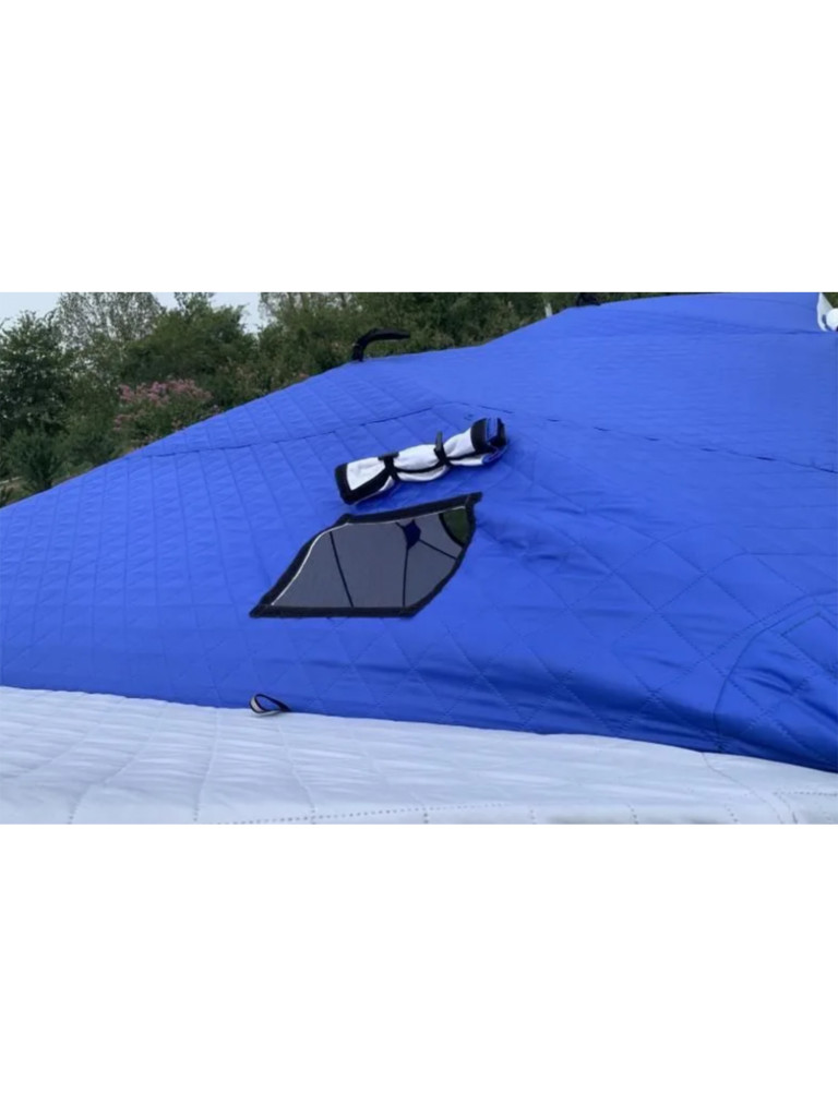 Зимняя палатка Terbo-Mir 2023 (400х200 см) трехслойная мобильная баня для кемпинга и рыбалки