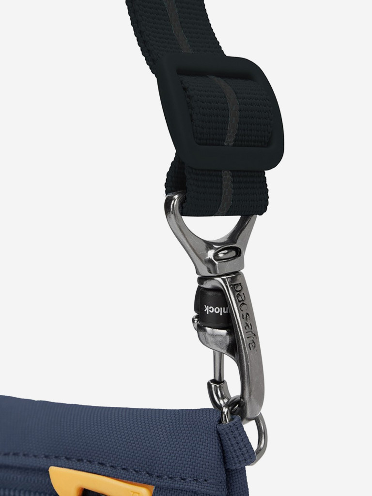 Сумка антивор Pacsafe GO crossbody pouch, синий, 3,5 л.