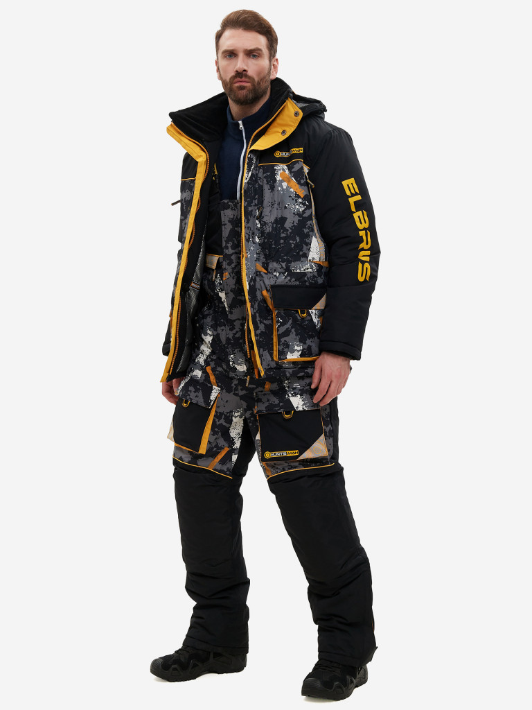 Костюм мужской Huntsman Elbrus, зимний из мембранной ткани, для охоты и рыбалки