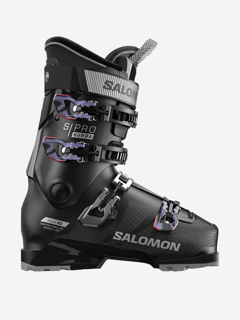 Горнолыжные ботинки Salomon S/Pro Supra 80 W GW Black/Silver/Sweet Lavender 25/26
