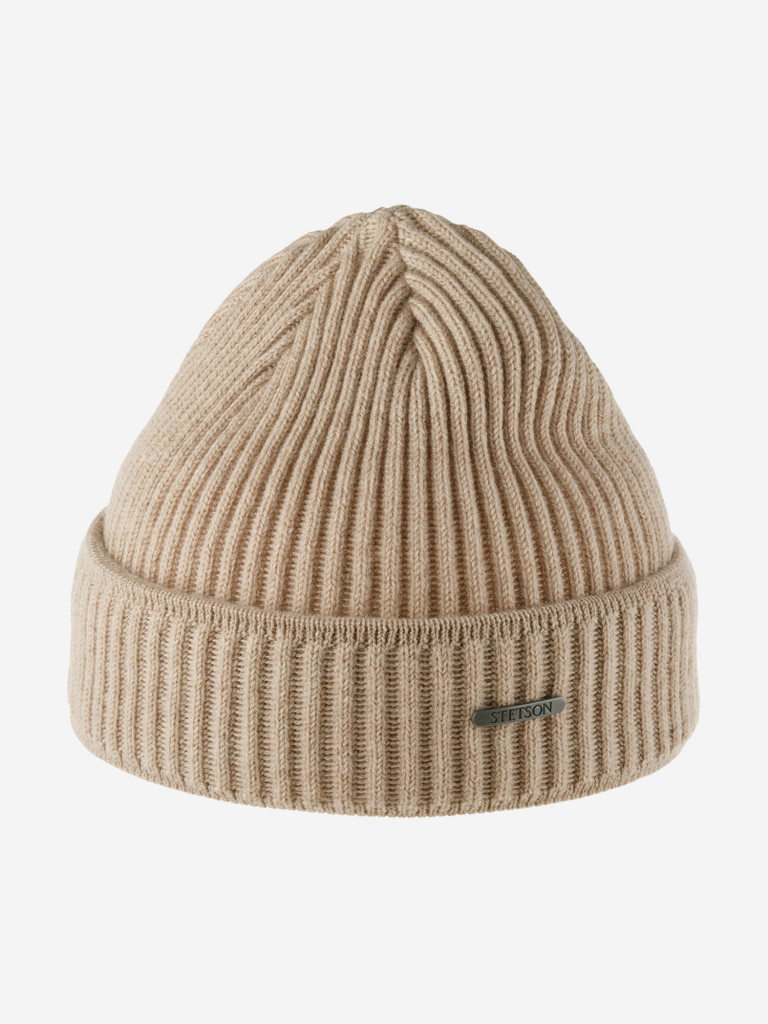Шапка с отворотом STETSON 8529301 PARKMAN (бежевый)