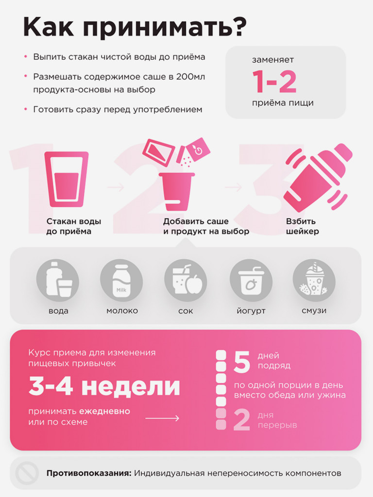 Guarchibao Фитококтейль белковый малина
