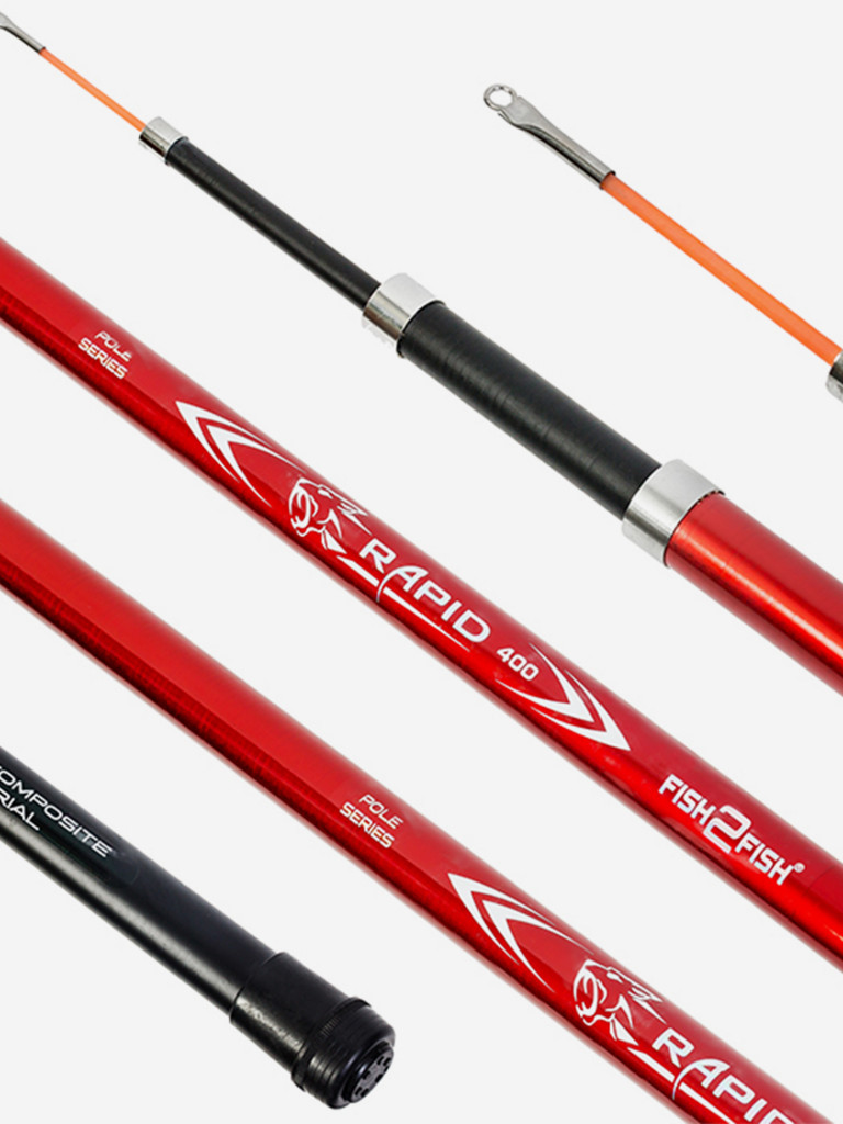 Удилище телескопическое стеклопластиковое д/с Fish2Fish Rapid Fiberglas (10-40) 4,0 м б/к