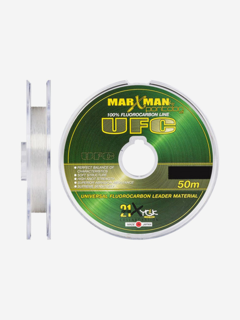 Леска флюорокарбон Pontoon21 MARXMAN UFC 0,35 мм (прозрачный) 6шт по 50м, разрывная нагрузка(кг) - 7