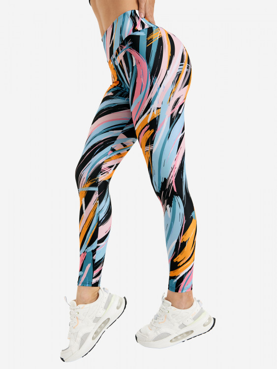 Легинсы женские спортивные BARKA, лосины для спорта, тайтсы