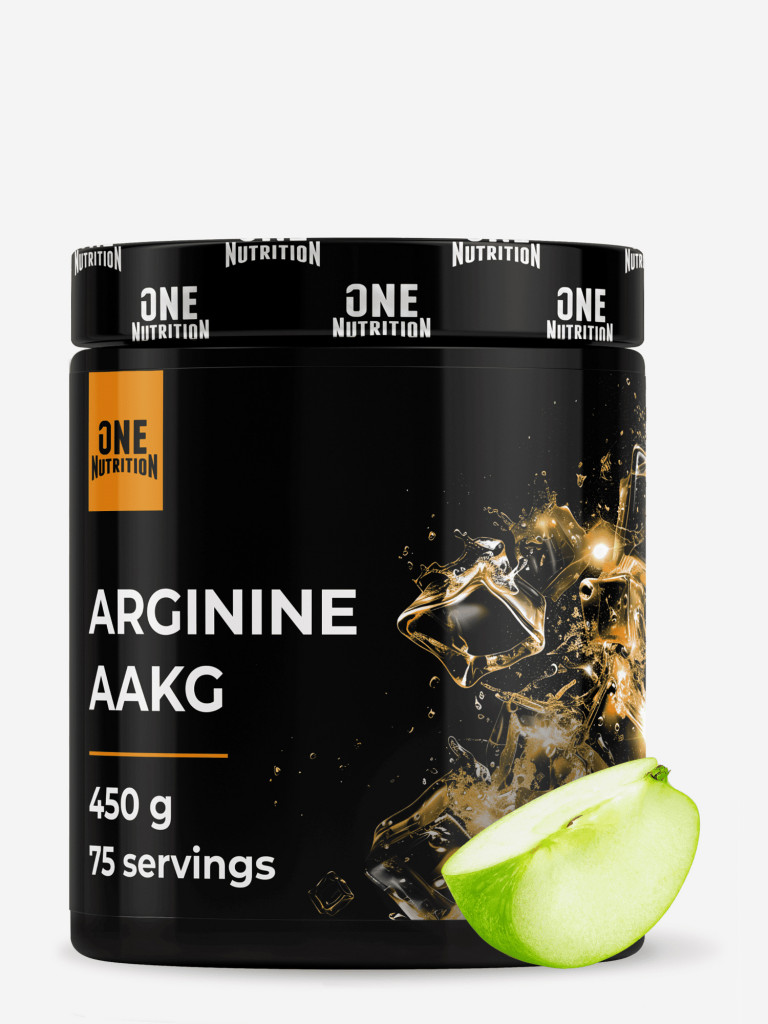 Аргинин, One Nutrition, 450 г, яблоко