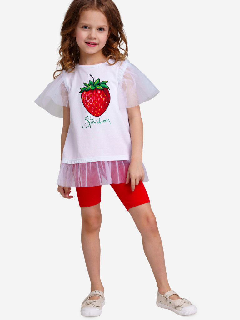 Комплект для девочек: футболка, легинсы PlayToday