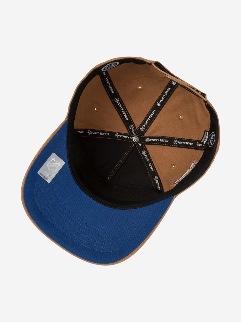 Бейсболка 47 BRAND H-BRNES13GWP-QL New York Rangers NHL (коричневый)