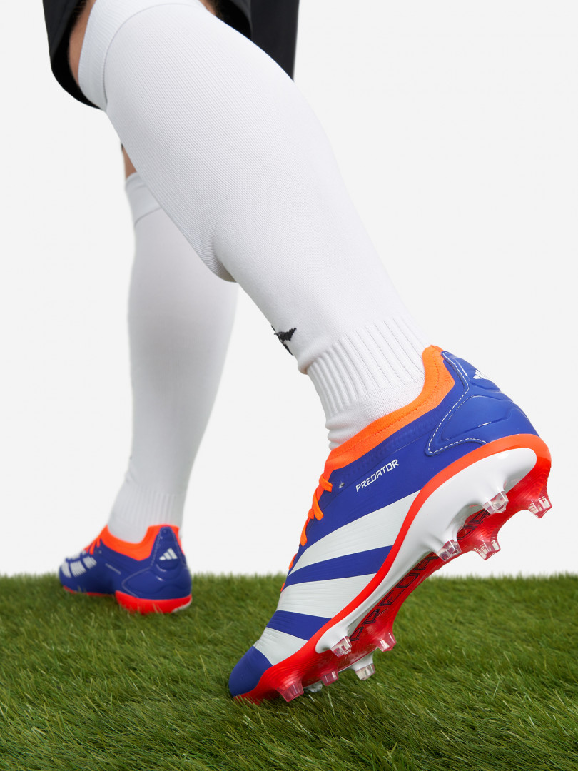 фото Бутсы мужские adidas predator pro fg, синий