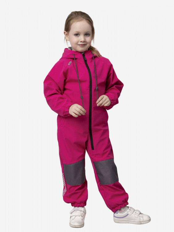 Кобинезон софтшелл для девочки batik малиновый