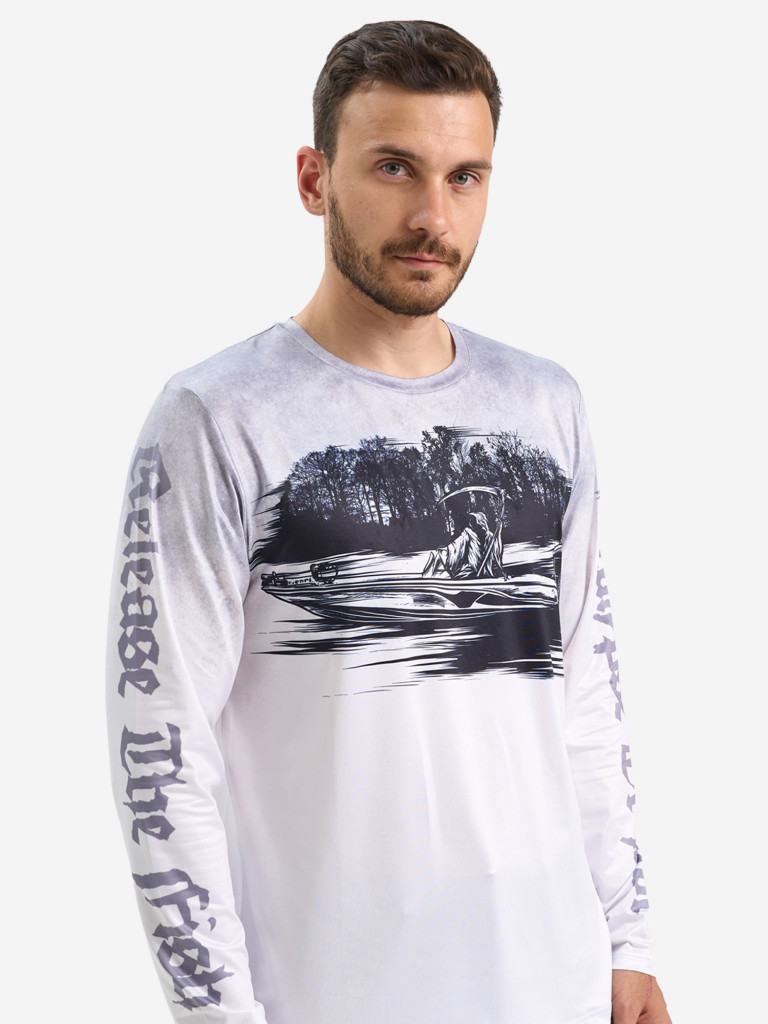 Лонгслив мужской Extreme Fishing OBS-G503 с защитой от солнца UPF50+ для рыбалки