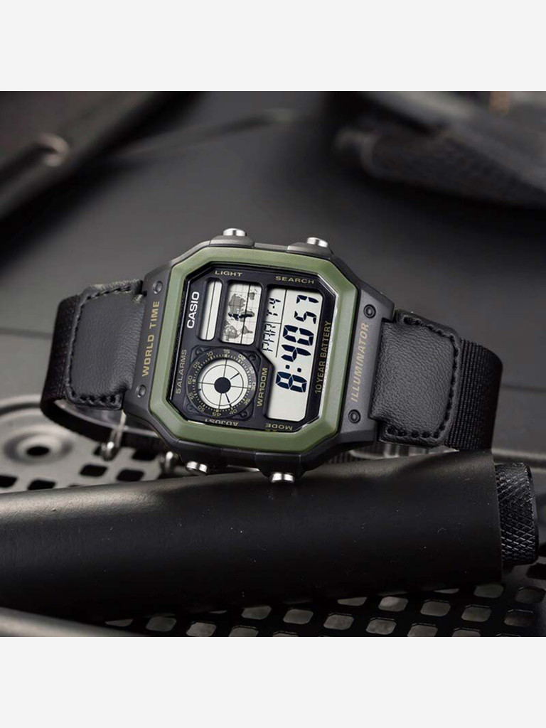 Спортивные часы CASIO ILLUMINATOR AE-1200WHB-1B