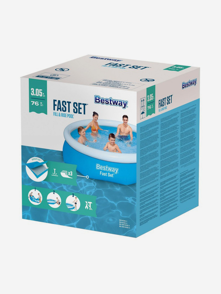 Бассейн Bestway 57456 BW Fast Set (305х66см)