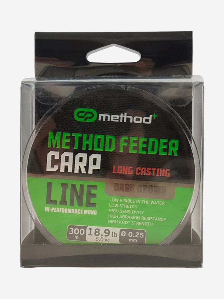 Леска Method+ Method Feeder Carp CARP PRO 300м 0.25мм