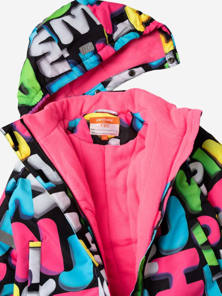 Комбинезон зимний для девочек PlayToday