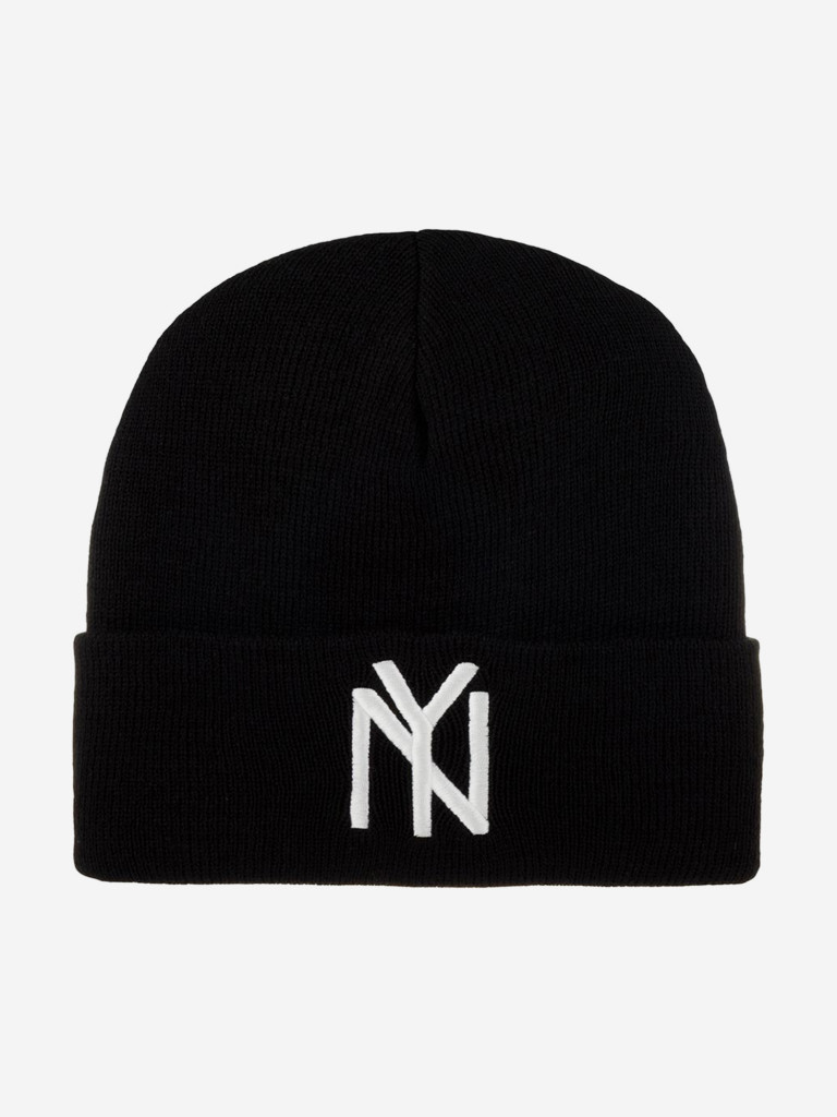 Шапка с отворотом AMERICAN NEEDLE 21019A-NBY New York Black Yankees Cuffed Knit NL