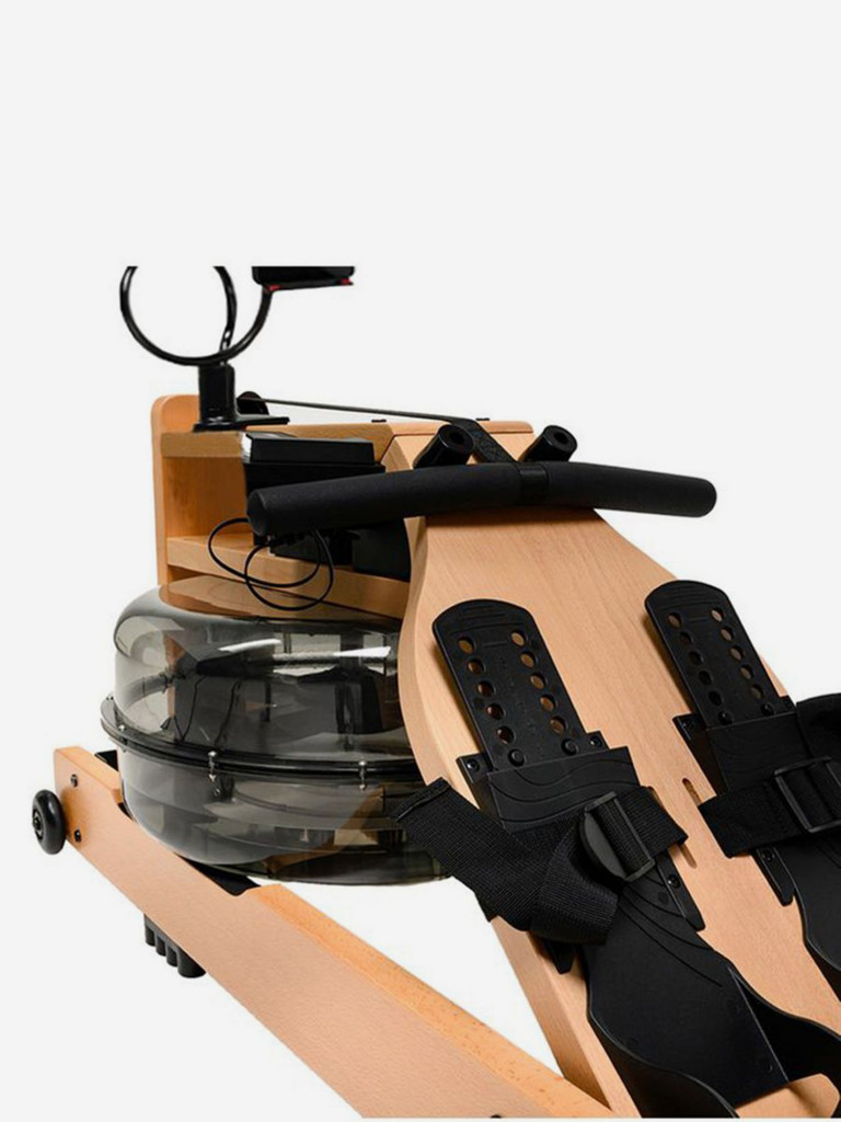 Гребной тренажер водный UNIX Fit Wood Rower Light складной, древесина бука