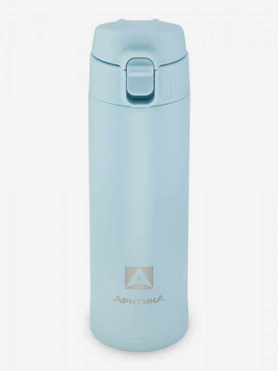 Термокружка вакуумная Арктика, 420мл, со съемным ситечком, голубая