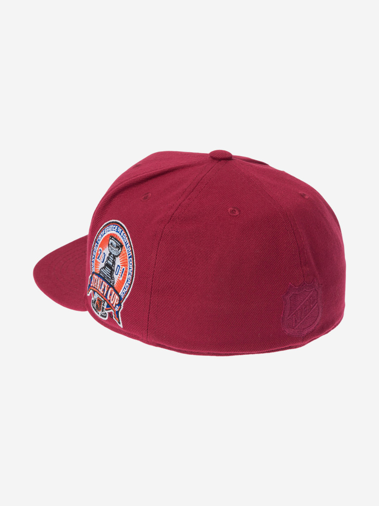 Бейсболка с прямым козырьком MITCHELL NESS 6HSFLR22464-CAVBRGY Colorado Avalanche NHL