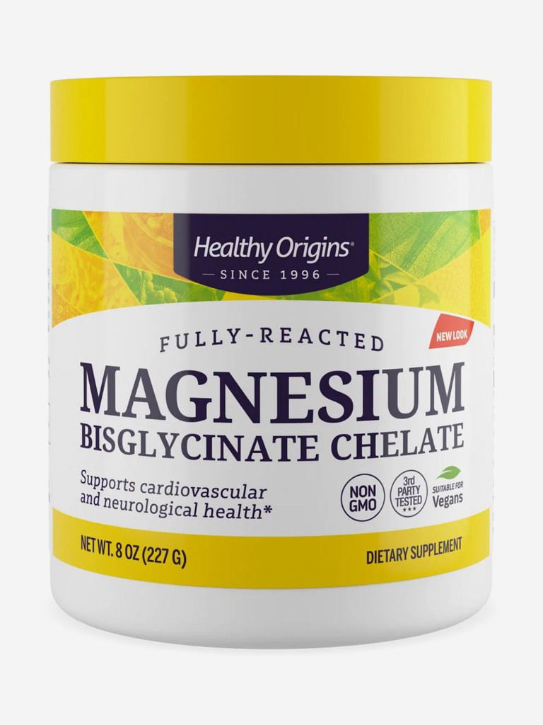 Магний бисглицинат хелат, Healthy Origins, 227 грамм